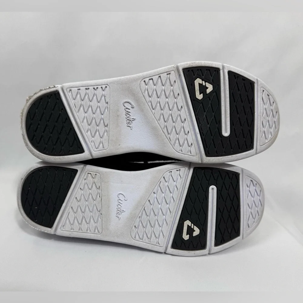 Travis Mathew Cuater The Daily Wool Sneaker Shoes Black White Golf  Mens Sz 8